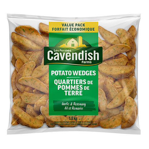 Garlic & Rosemary Potato Wedges
