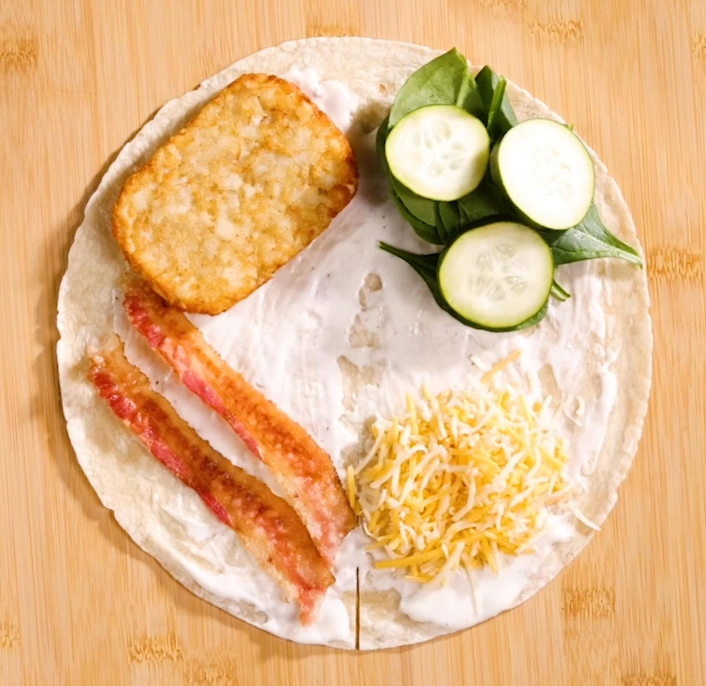 Hash Brown Tortilla Wrap Cavendish Farms